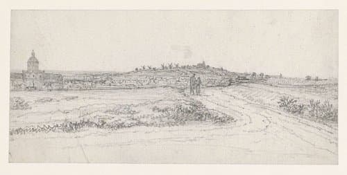 Montmartre en links de Val de Grâce by Georges Michel