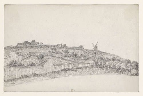Landerijen op de Butte by Georges Michel