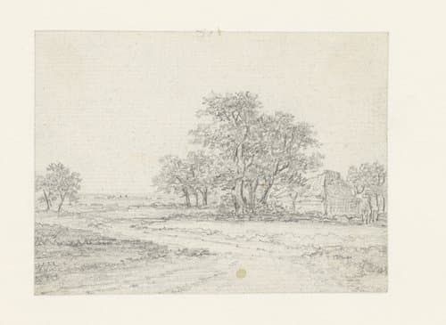 Boerderij in geboomte by Georges Michel