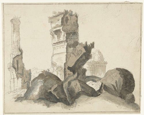 Ruïnes op het Forum Romanum by anonymous