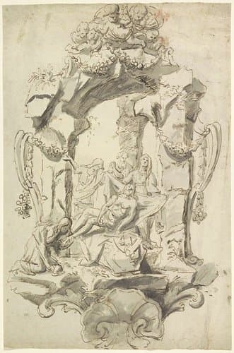 Graflegging van Christus by anonymous