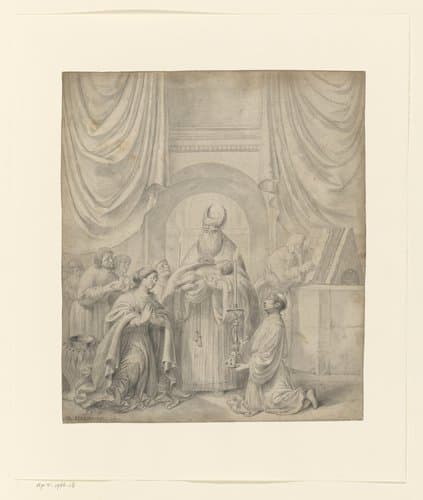 De Opdracht in de tempel by Helmlehner