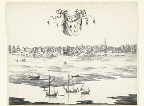 Gezichten in India uit de jaren 1678-1679 by anonymous