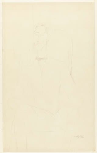 Portrait of Jean Cocteau by Amedeo Modigliani