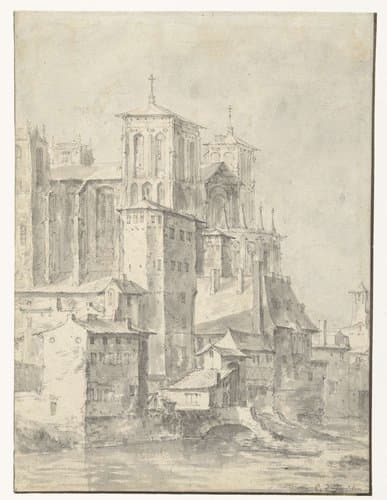 Kathedraal van Lyon by Karel du Jardin