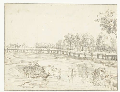 Landschap in de omgeving van Haarlem by anonymous