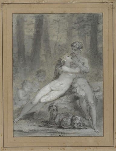 Venus and Adonis by Pierre Prud'hon