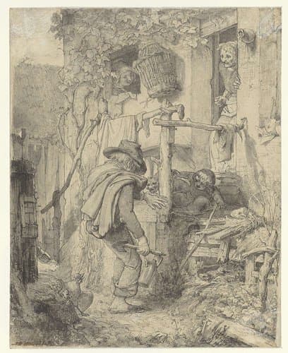 The Drunkard's Return by Matthijs Maris