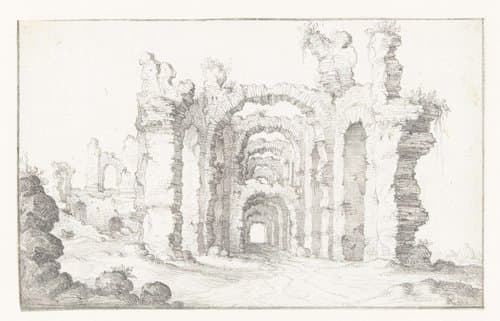 Romeinse ruïne by anonymous