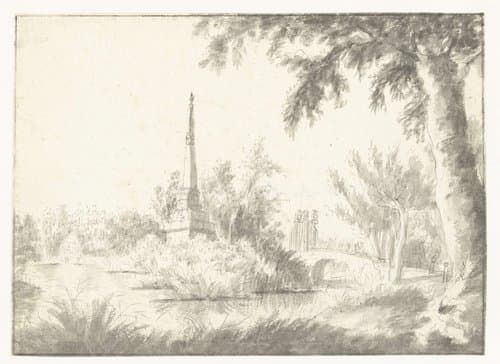 De mijlpaal bij Amstelveen by anonymous