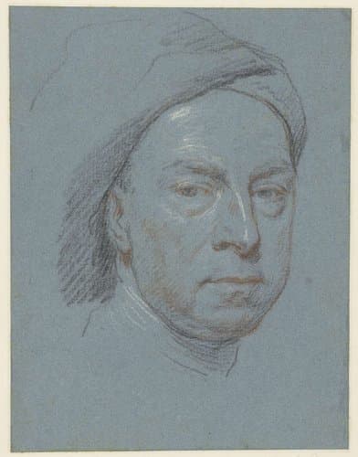 Zelfportret van Jonathan Richardson by Jonathan Richardson (I)