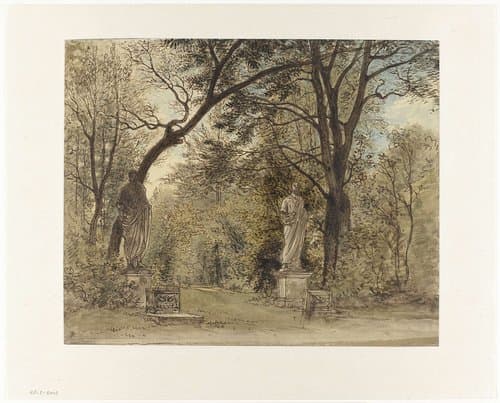 Tuinbeelden in Chiswick Park by William Henry Hunt