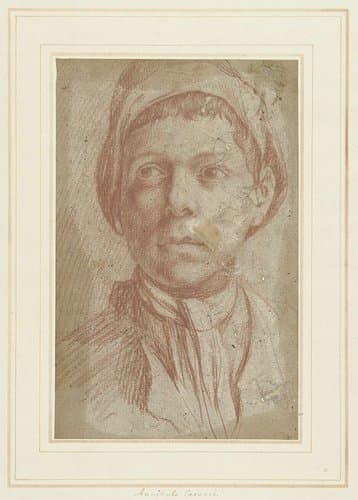 Portret van een jongen by Annibale Carracci