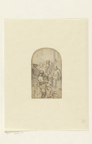 Christus zegent de kinderen by Samuel van Hoogstraten