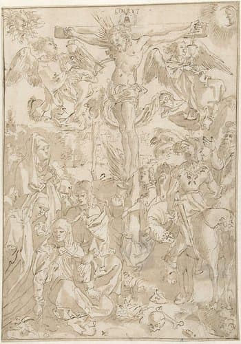 Christus aan het kruis by anonymous
