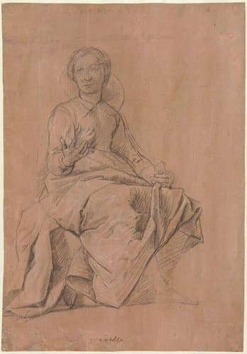 Personificatie van de Snelheid of Behendigheid (Prontezza) by Lazzaro Tavarone
