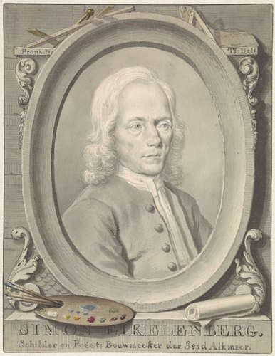 Portret van Simon Eikelenberg by Tako Hajo Jelgersma