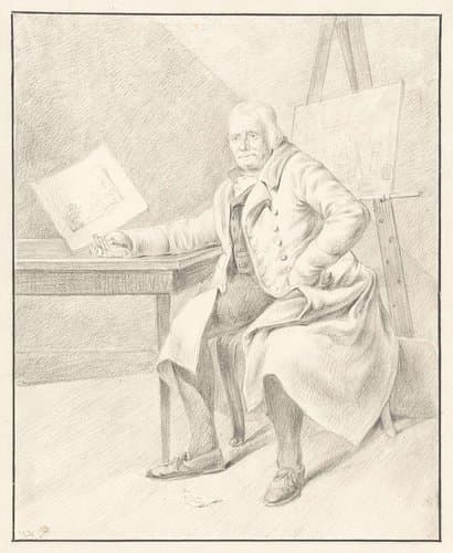 Portret van Johannes Petrus van Horstok by Wouterus de Nooy