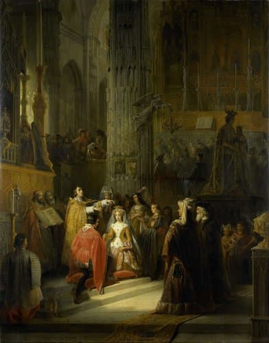 The Wedding of Jacoba of Bavaria by Jacob Joseph Eeckhout