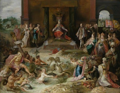 Allegory on the Abdication of Emperor Charles v in Brussels