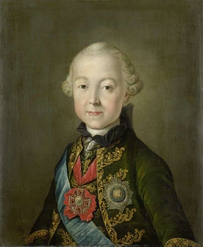Paul I (1754-1801), keizer van Rusland, op jeugdige leeftijd by anonymous