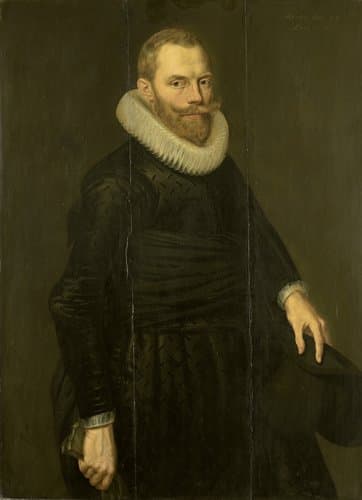 Portret van Dirck Hasselaer (1581-1645) by Cornelis van der Voort