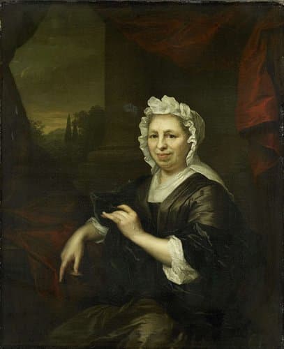 Brechje Hooft (1640-1721). Widow of Harmen van de Poll by Arnold Boonen