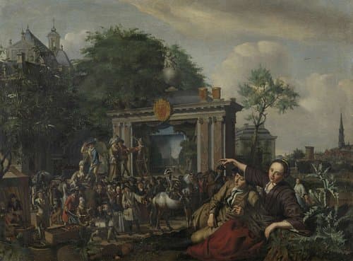 Toneelvoorstelling in de open lucht by Matthijs Naiveu
