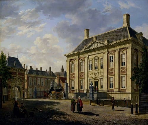 Het Mauritshuis te Den Haag by Bartholomeus Johannes van Hove