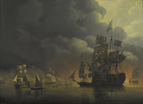 Four Episodes during the Presence of the Anglo-Dutch Fleet in the Bay of Algiers, 26 to 27 August 1816