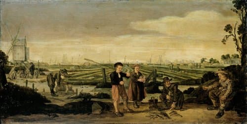 Fishermen and Farmers by Arent Arentsz