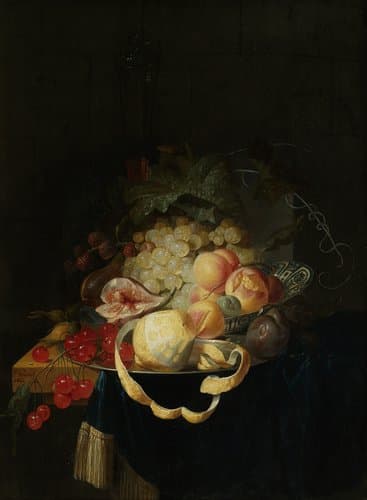 Stilleven met vruchten by Johannes Hannot