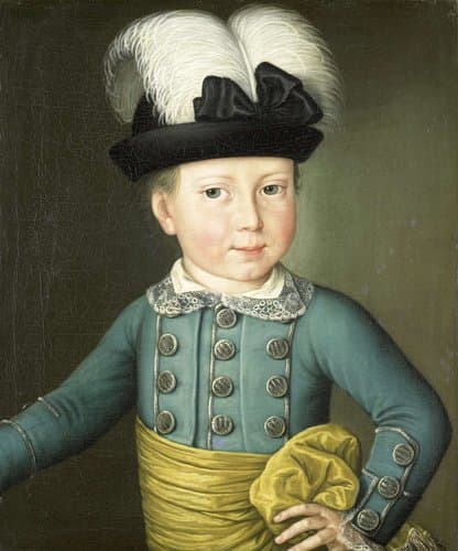 Portrait of William Frederick, Prince of Orange-Nassau, later King William I, as a Child by anonymous
