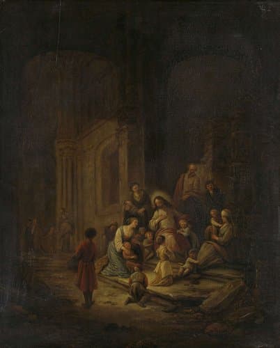 Christ Blessing the little Children by Jacob de Wet (I)