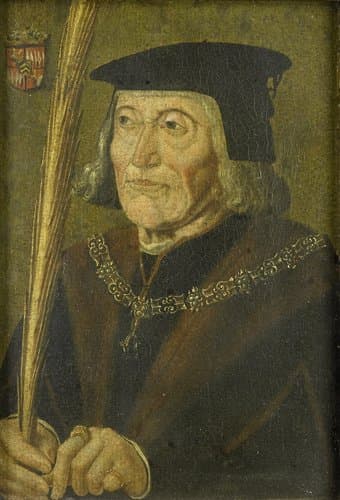 Jan (1438-1516), graaf van Egmond. Genaamd Manke Jan. Bannerheer van Bahr en Lathum, stadhouder van Holland, Zeeland en West-Friesland, als Jeruzalemvaarder by anonymous