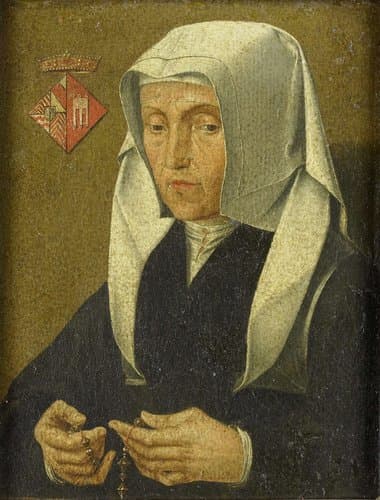 Portrait of Magdalena van Werdenborgh (1464-1538) by anonymous