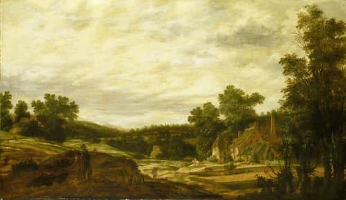 Heuvelachtig landschap by Pieter Stalpaert