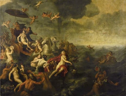 Galatea and Acis by Adriaen van Nieulandt (I)