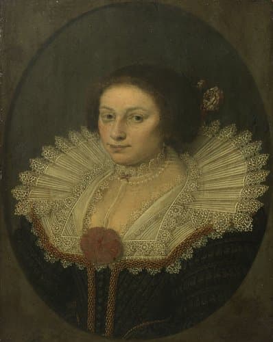 Portret van Aertje Witsen (1599-1652) by David Bailly