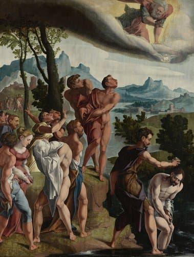 The Baptism of Christ by Jan van Scorel