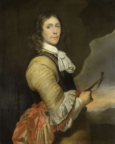 Portret van een krijgsoverste by Nicolaas Wieringa