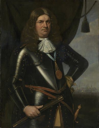 Adriaen Banckert (ca 1620-1684). Luitenant-admiraal van Zeeland by Hendrick Berckman