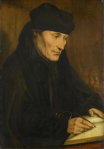Desiderius Erasmus (1467-1536). Humanist by Quinten Massijs (I)