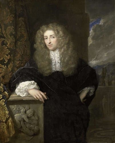 Portrait of a man by Caspar Netscher