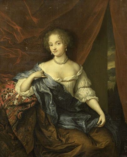 Portret van een vrouw, vermoedelijk een lid van de familie van Citters by Caspar Netscher