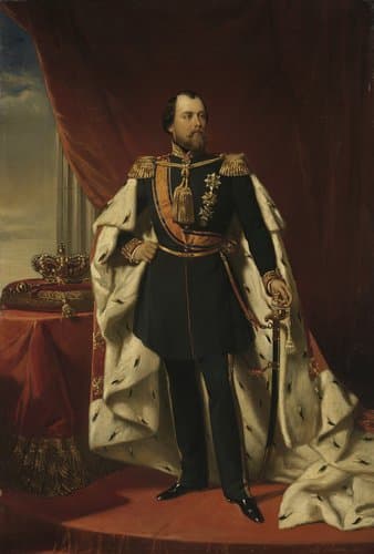 Willem III (1817-90), koning der Nederlanden by Nicolaas Pieneman