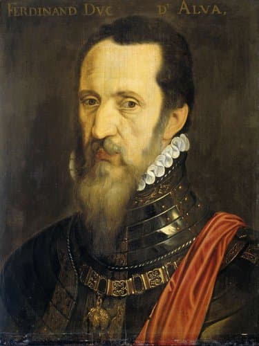 Portret van Fernando Alvarez de Toledo (1507-1582), hertog van Alva by Willem Key