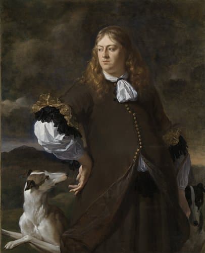 Joan Reynst (1636-95), Lord of Drakenstein and Vuursche, Captain of the Amsterdam Militia in 1672 by Karel du Jardin