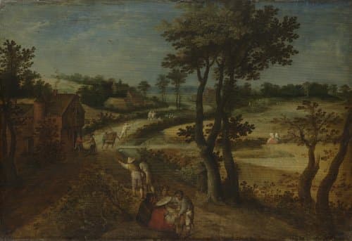 Landscape with Corn Fields by Jacob Savery (II)