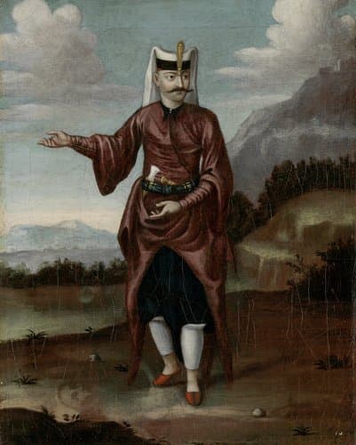 A Soldier of the Janissaries by Jean Baptiste Vanmour